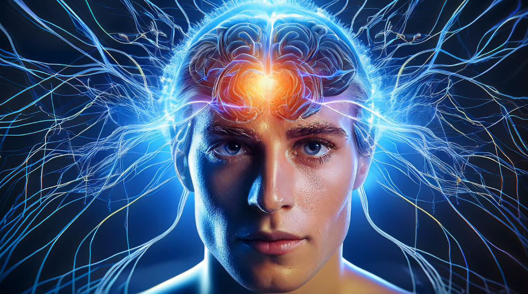 Imagem representativa de neuromodulação cerebral.
