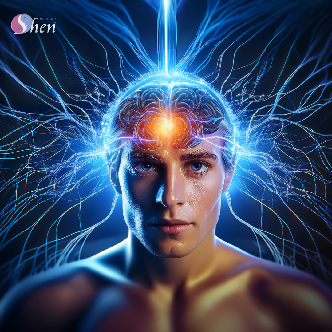 Imagem representativa de neuromodulação cerebral.